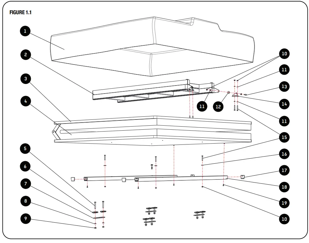 Front Runner TENT031 Roof Top Tent- FIGURE 1.1