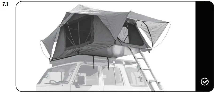 Front Runner TENT031 Roof Top Tent- FIGURE 7.1