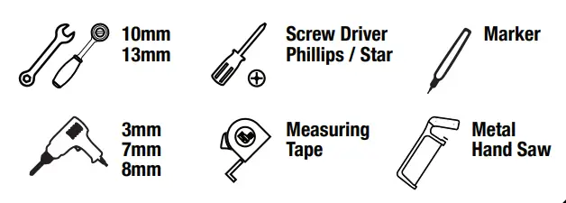 Front Runner TENT031 Roof Top Tent- TOOLS NEEDED