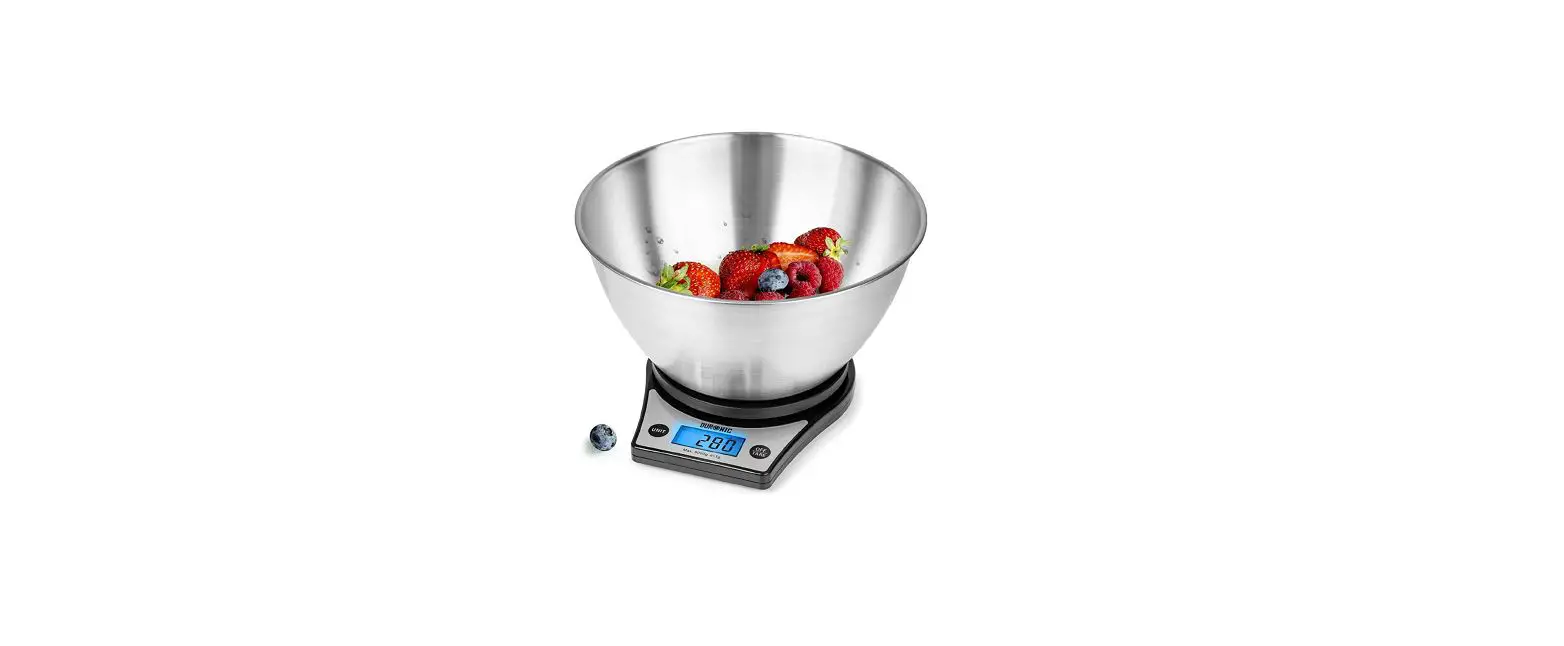Duronic Ks6000 Bk/cr, Rd/cr, Wh/wh, Bk/ss Kitchen Scale Instruction Manual Duronic Ks6000 Bk/cr, Rd/cr, Wh/wh, Bk/ss Kitchen Scale Instruction Manual