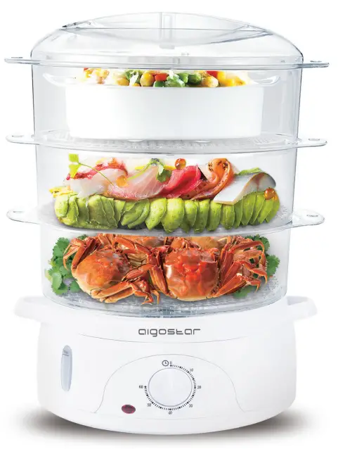 aigostar-300005LNR-Food-Steamer-fig-1