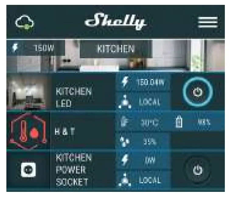 Shelly Devices Settings
