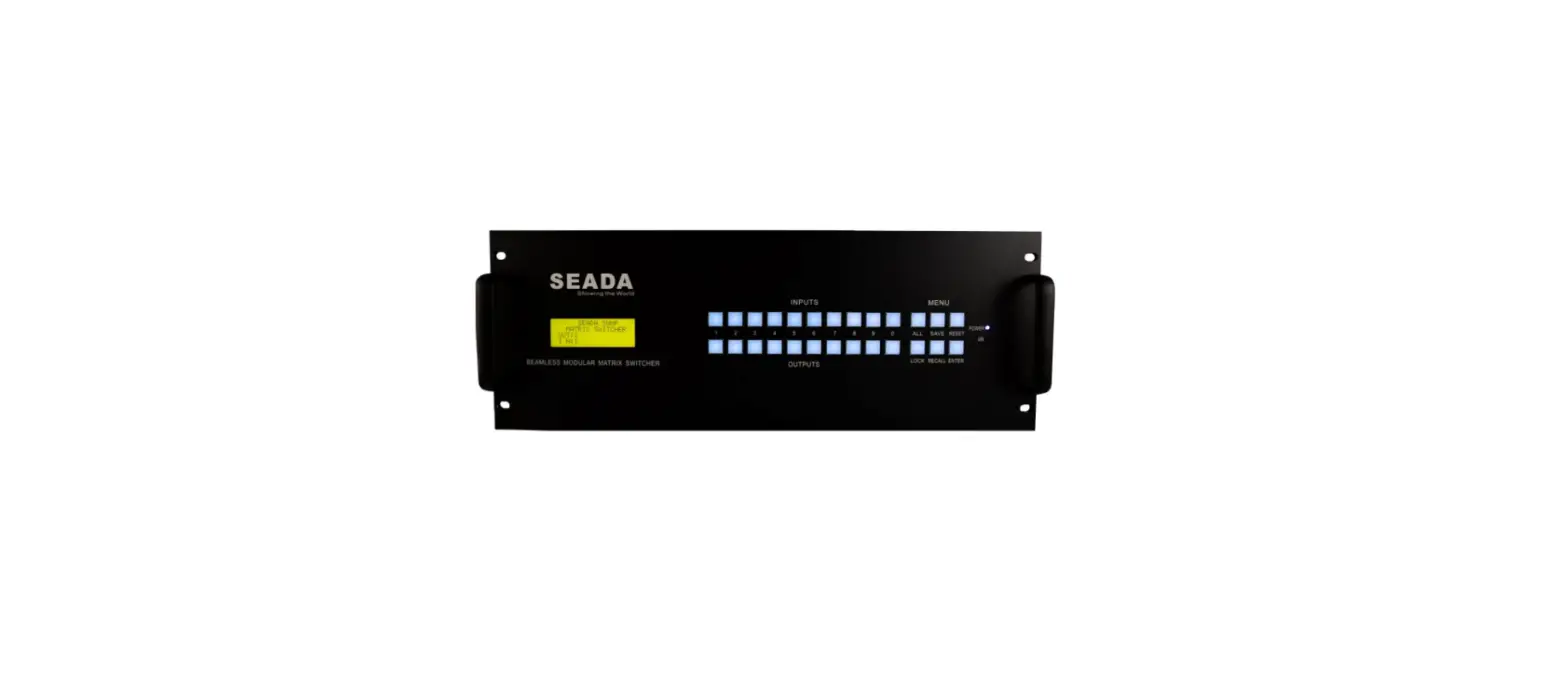 Seada Swmp 4k Seamless Video Wall Matrix Switchers User Manual Seada Swmp 4k Seamless Video Wall Matrix Switchers User Manual
