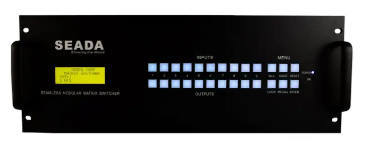 SEADA SWMP 4K Seamless Video Wall Matrix Switchers