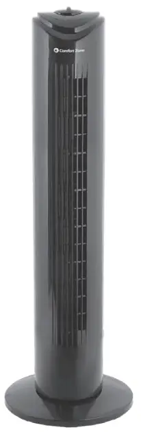 Comfort Zone CZTF290 Series 29 Inch Oscillating Tower Fan-