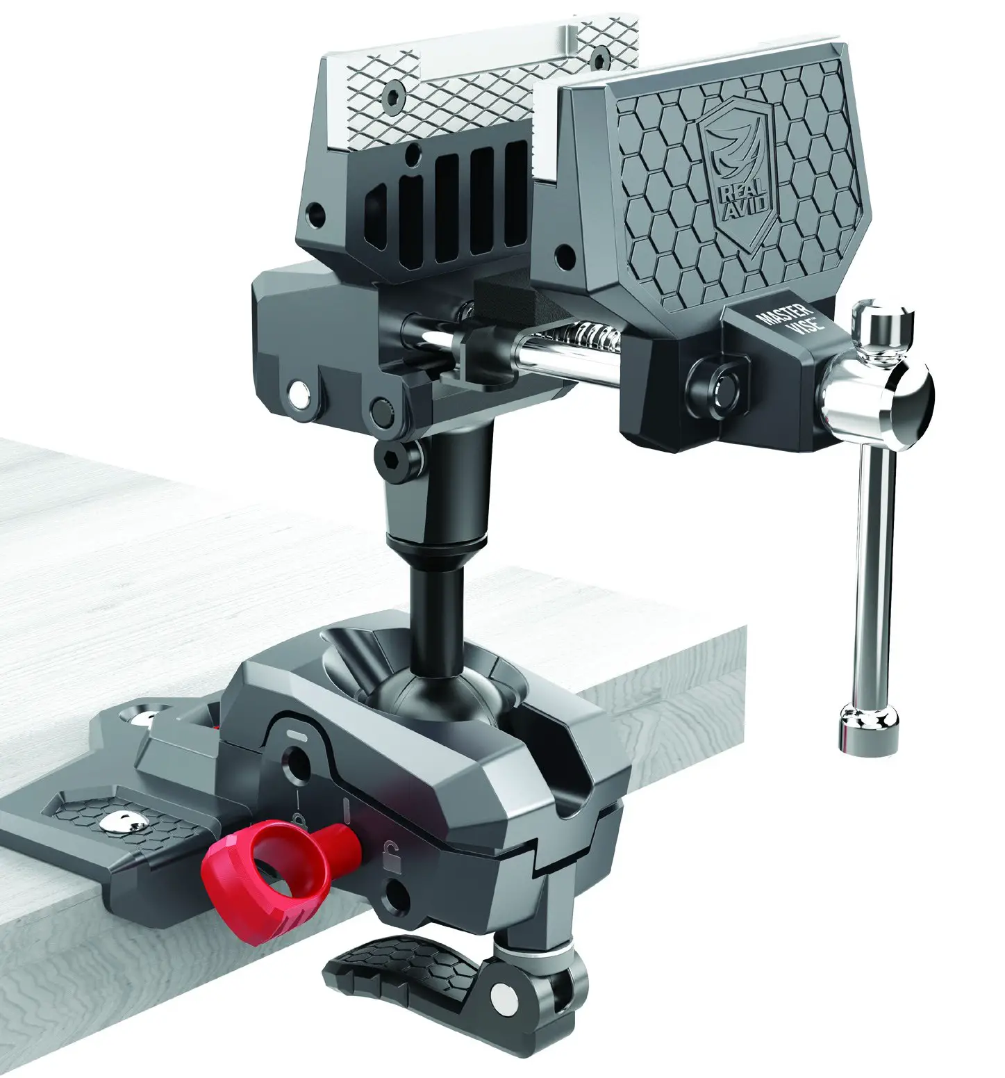 REAL AVID Multi Axis Bench Mount Vise with Torq Lok - Cover