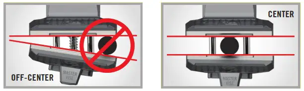 REAL AVID Multi Axis Bench Mount Vise with Torq Lok - WARNING