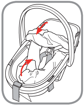 Safety 1st 4358 6748B Dream Ride LATCH Infant Car Bed - fig 30