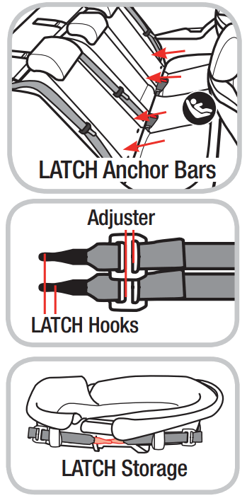 Safety 1st 4358 6748B Dream Ride LATCH Infant Car Bed - fig 47