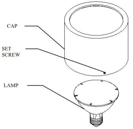 HYDREL OXFORD Series Outdoor LED Wall Mounted Luminaire - MOUNTING FIXTURE 1
