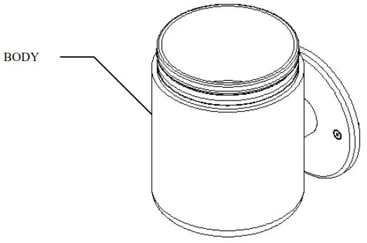 HYDREL OXFORD Series Outdoor LED Wall Mounted Luminaire - MOUNTING FIXTURE 2