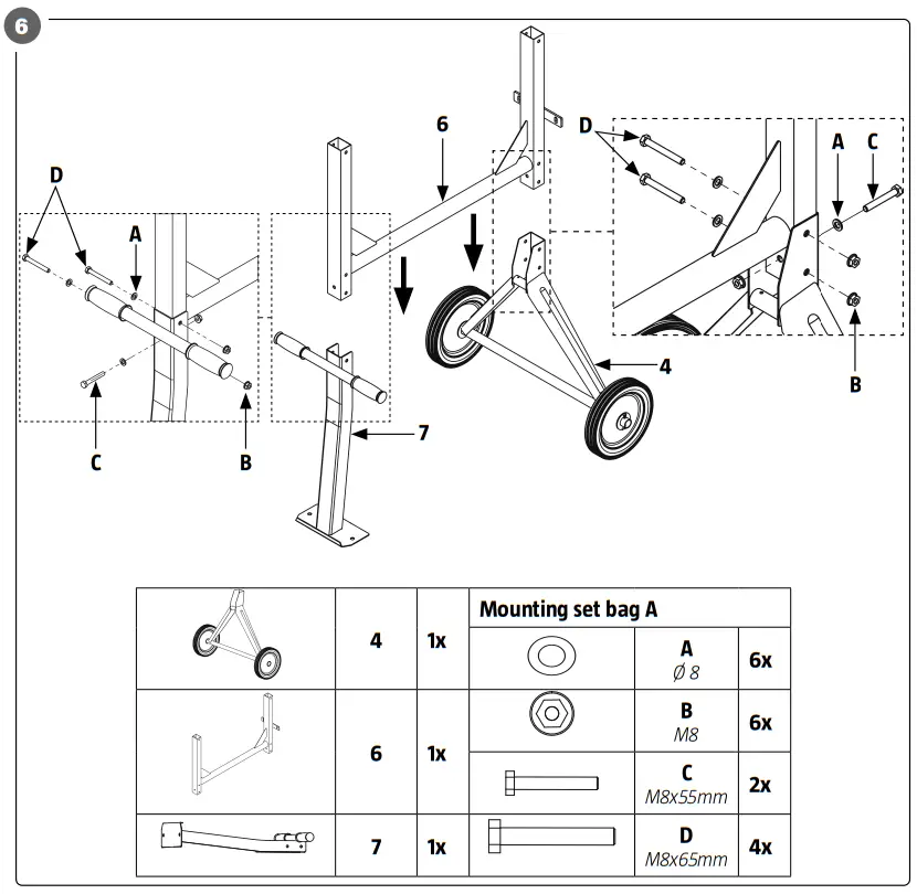 MEEC TOOLS 024342 Concrete Mixer - fig 4
