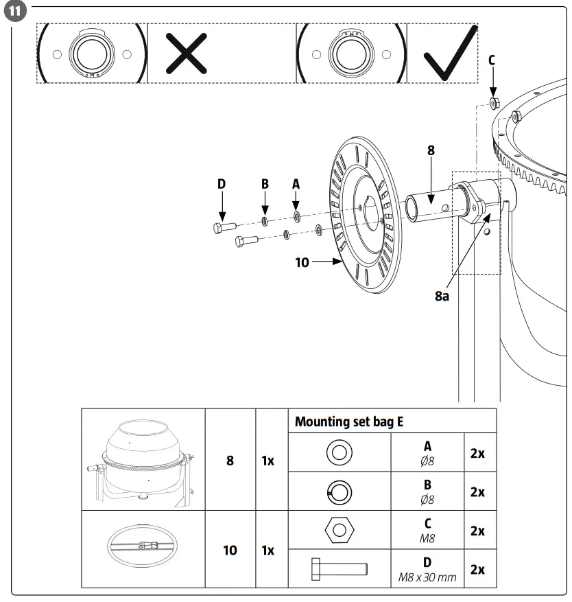 MEEC TOOLS 024342 Concrete Mixer - fig 7