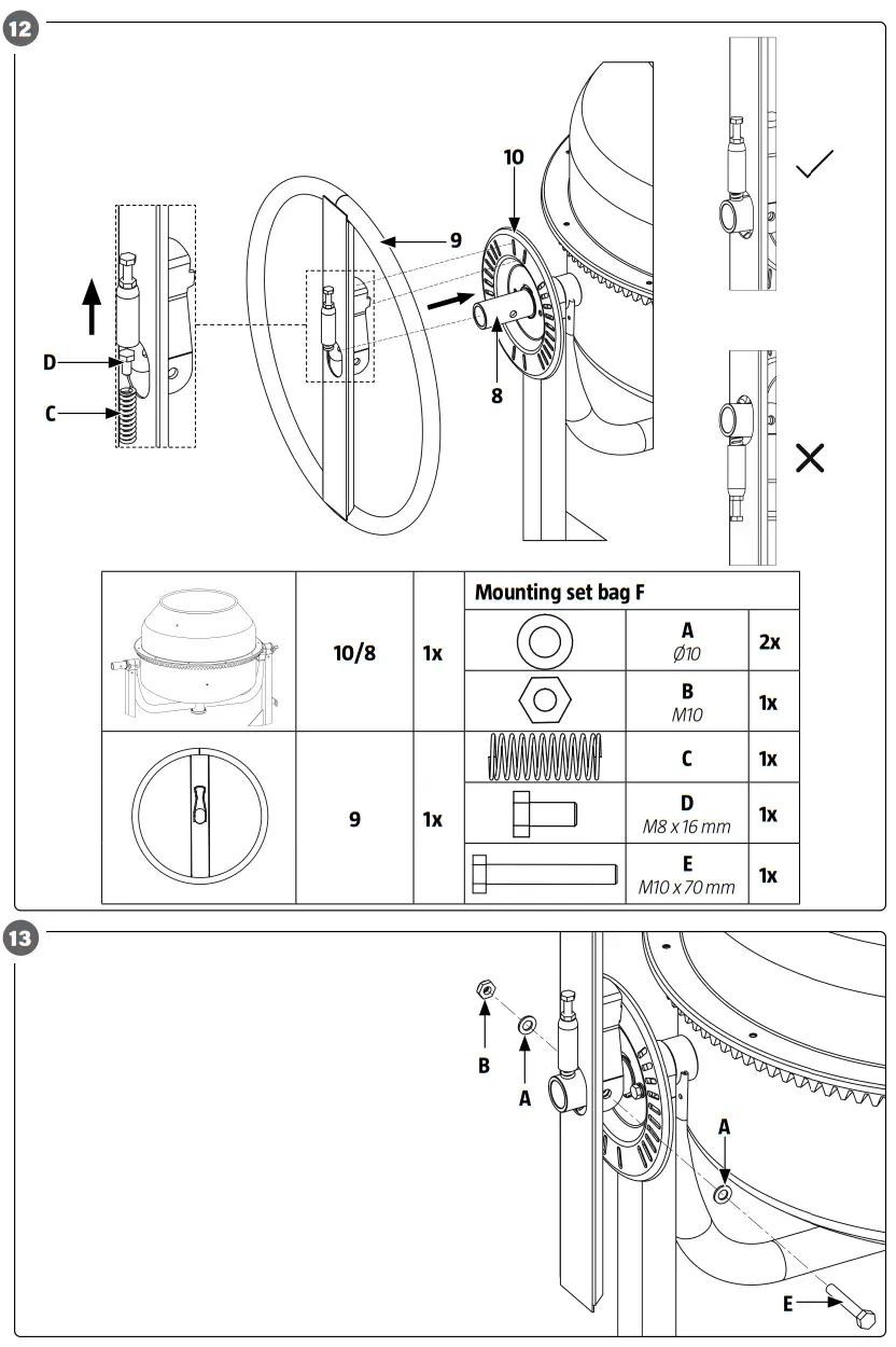 MEEC TOOLS 024342 Concrete Mixer - fig 8
