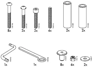 IKEA PS SOFA BED FRAME 11