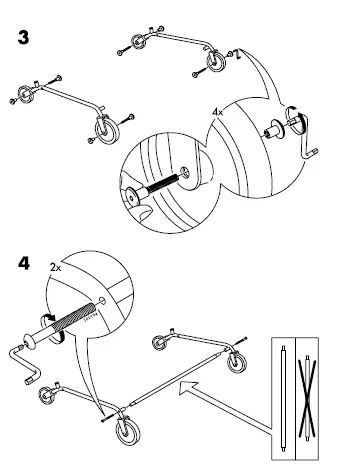 IKEA PS SOFA BED FRAME 3