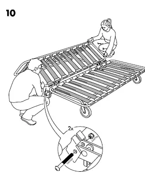 IKEA PS SOFA BED FRAME 6.