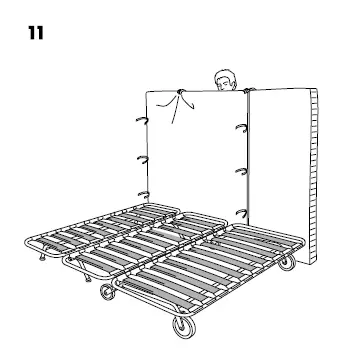 IKEA PS SOFA BED FRAME 7