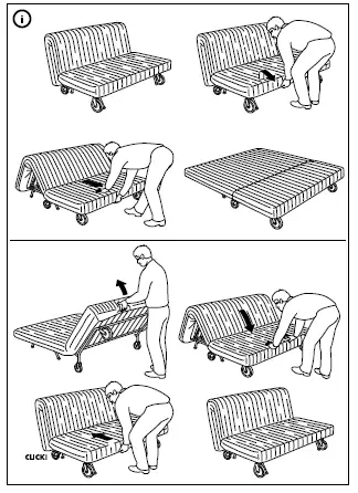 IKEA PS SOFA BED FRAME 9