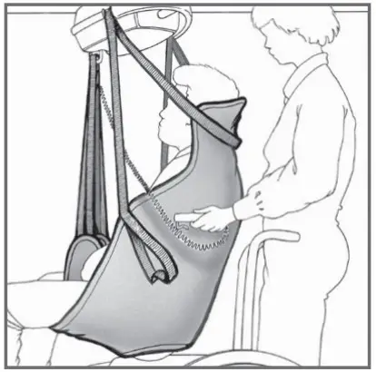 HUMAN CARE 25005 Full Body Sling Net - Figure 14