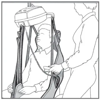 HUMAN CARE 25005 Full Body Sling Net - Figure 16