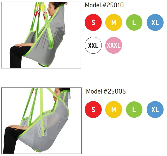 HUMAN CARE 25005 Full Body Sling Net - Figure 2