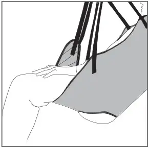 HUMAN CARE 25005 Full Body Sling Net - Figure 8