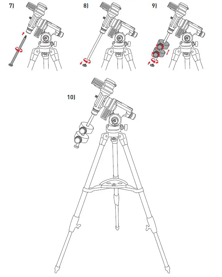 EXPLORE SCIENTIFIC iEXOS 100 PMC-Eight Wifi Goto Mount-fig-9