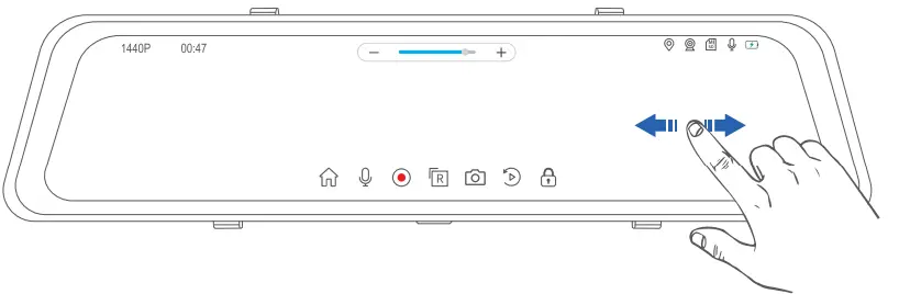 pelsee P12 Pro Mirror Dash Cam - Figure 11