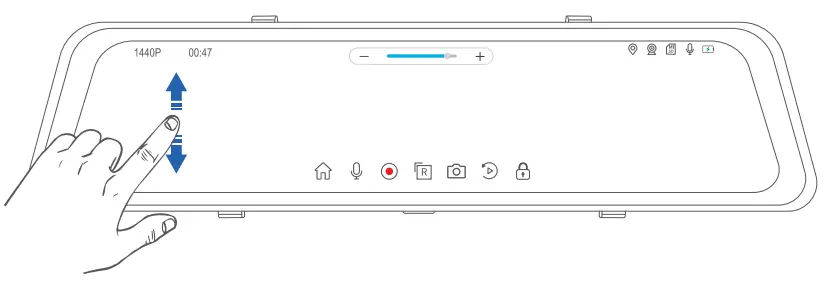 pelsee P12 Pro Mirror Dash Cam - Figure 12