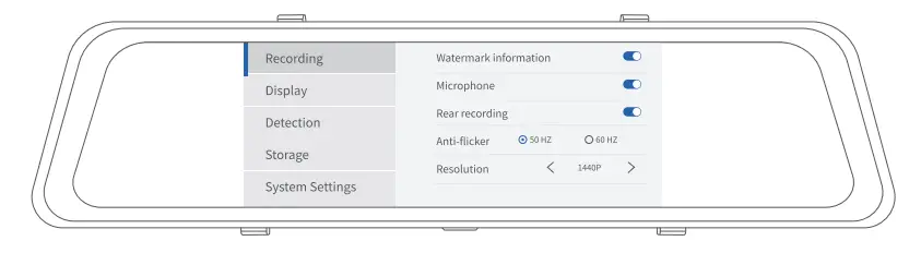 pelsee P12 Pro Mirror Dash Cam - Figure 16
