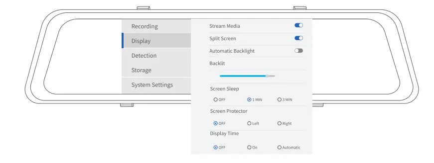 pelsee P12 Pro Mirror Dash Cam - Figure 17