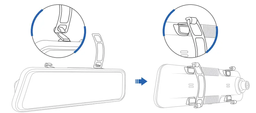 pelsee P12 Pro Mirror Dash Cam - Figure 6