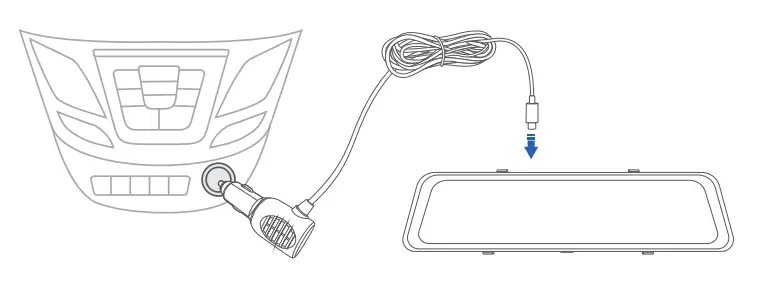 pelsee P12 Pro Mirror Dash Cam - Figure 7