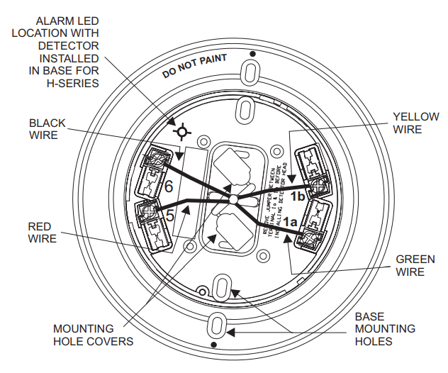 SIEMENS DB2-HR Detector Relay Base - DETECTOR MOUNTING