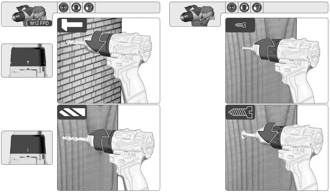 Milwaukee M12 FPD2-0 Fuel Cordless Combi Drill Solo - fig 6