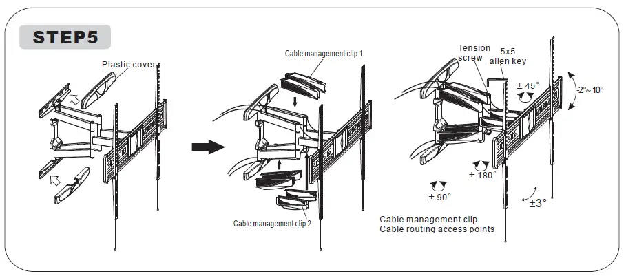 DYNALINK-H-8126B-42-84-Inch-Flat-Screen-Wall-Bracket-6