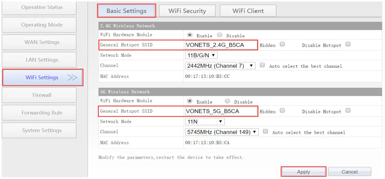 VONETS VM300 Wireless Module - Figure 23