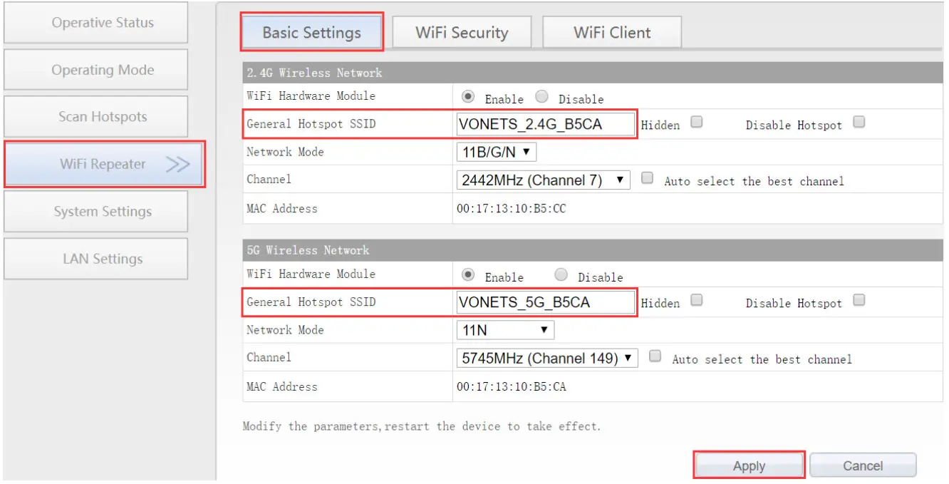 VONETS VM300 Wireless Module - Figure 7