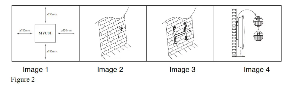 Mylek LCD Programmable Panel Heater MYC01-10A - Warning