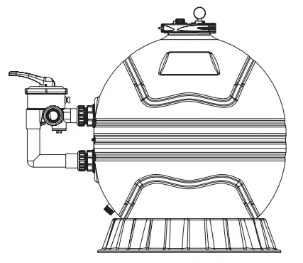 FLOTIDE MFS17 Side Mount Sand Filter