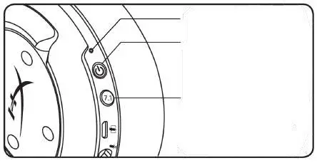 HyperX Cloud Flight S HX-HSCFS-SG -Microphone mute toggle