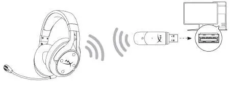 HyperX Cloud Flight S HX-HSCFS-SG -Setting up with PC