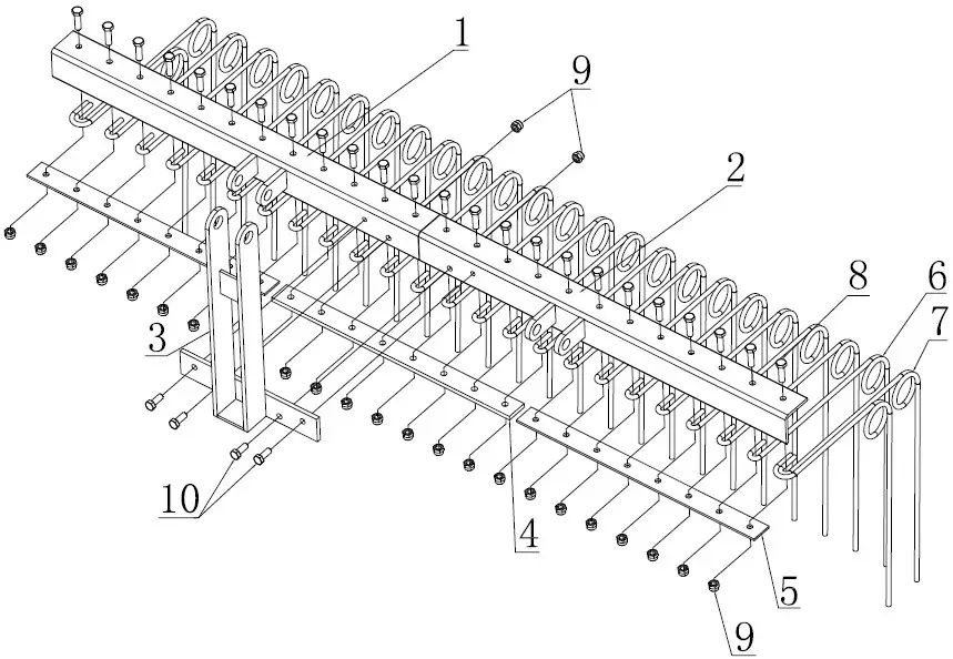 FIELD TUFF FTF-72PSR3PT 72 3pt Pine Straw Rake-PARTS DIAGRAM