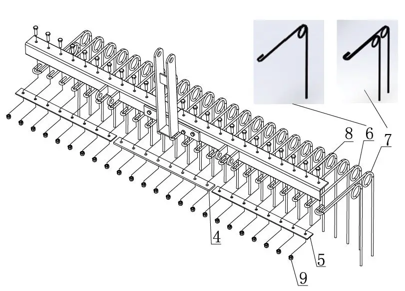 FIELD TUFF FTF-72PSR3PT 72 3pt Pine Straw Rake-Step 2