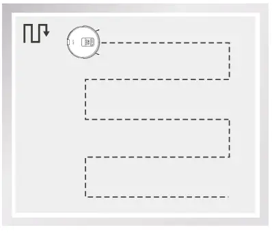 ILIFE V80 Robotic Vacuum Cleaner-Path mode