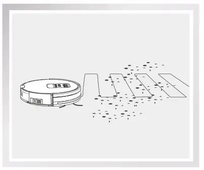 ILIFE V80 Robotic Vacuum Cleaner-max mode