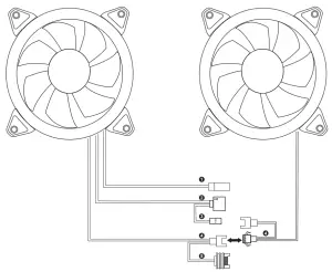 AZZA NOIR CSAZ-130 - Fan Installation