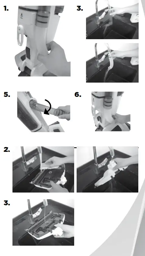 Bissell 1132 Series Symphony All-In-One Vacuum and Steam Mop - Cleaning Hose Tube