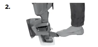 Bissell 1132 Series Symphony All-In-One Vacuum and Steam Mop - Removing Mop Pad